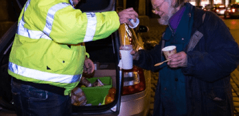 We support the project Kältebus München